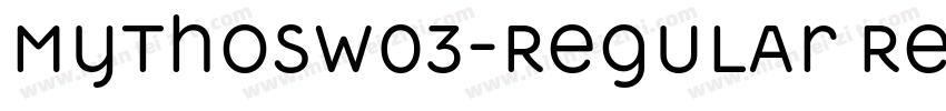 MythosW03-Regular Re字体转换